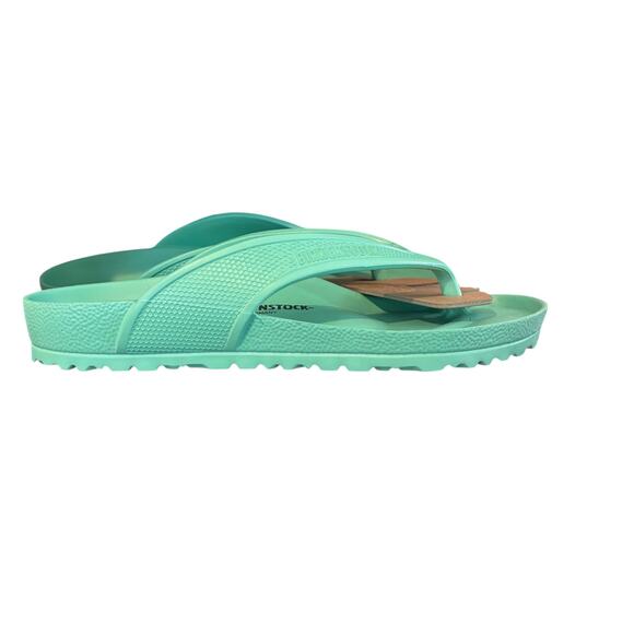 New Birkenstock Honolulu EVA Womens/ Mens Flip Flops Jade Green Sandal Size 41 - Picture 2 of 7